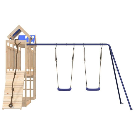 vidaXL Speelhuis massief grenenhout afbeelding3 - 1