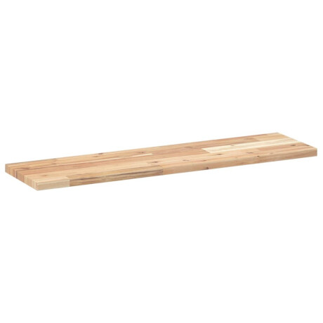 vidaXL Wandschap zwevend 80x20x2 cm onbehandeld massief acaciahout afbeelding3 - 1