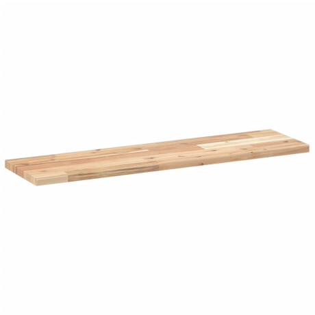 vidaXL Wandschap zwevend 100x20x2 cm onbehandeld massief acaciahout afbeelding3 - 1