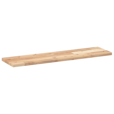 vidaXL Wandschappen 3 st zwevend 100x20x2 cm onbehandeld acaciahout afbeelding3 - 1