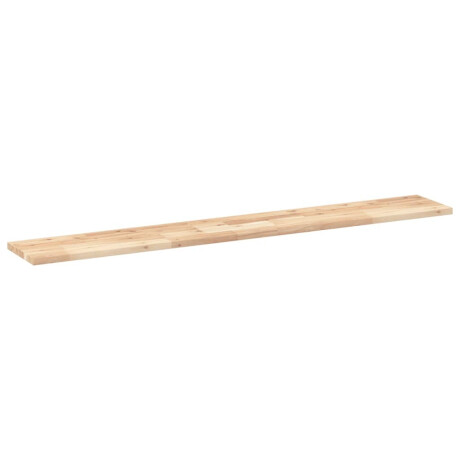 vidaXL Wandschappen 3 st zwevend 140x20x2 cm onbehandeld acaciahout afbeelding3 - 1