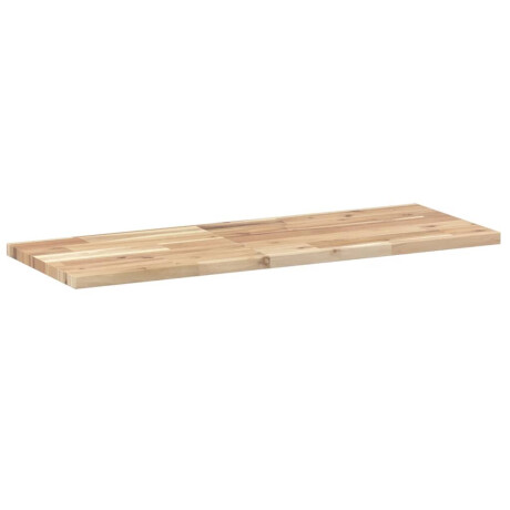vidaXL Wandschap zwevend 100x30x2 cm onbehandeld massief acaciahout afbeelding3 - 1