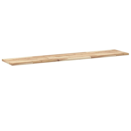 vidaXL Wandschappen 2 st zwevend 120x30x2 cm onbehandeld acaciahout afbeelding3 - 1