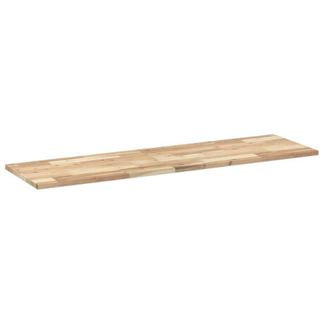 vidaXL Wandschappen 3 st zwevend 160x40x2 cm onbehandeld acaciahout afbeelding3 - 1