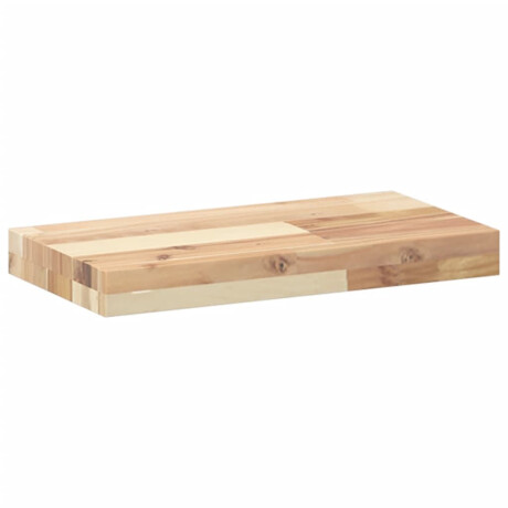 vidaXL Wandschappen 2 st zwevend 40x20x4 cm onbehandeld acaciahout afbeelding3 - 1