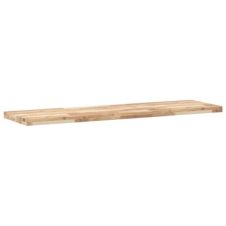 vidaXL Wandschappen 2 st zwevend 120x40x4 cm onbehandeld acaciahout afbeelding3 - 1