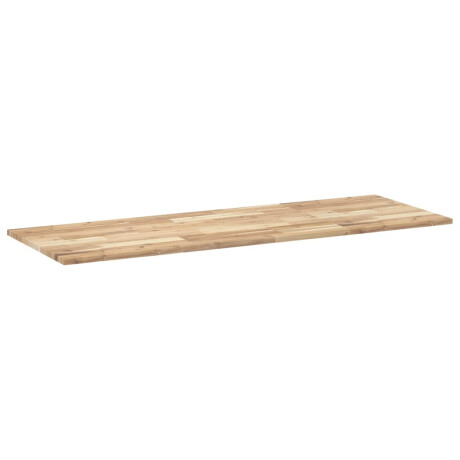 vidaXL Wastafelblad 120x50x2 cm onbehandeld massief acaciahout afbeelding3 - 1