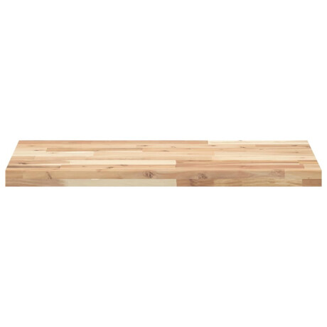 vidaXL Wastafelblad 100x40x4 cm onbehandeld massief acaciahout afbeelding3 - 1