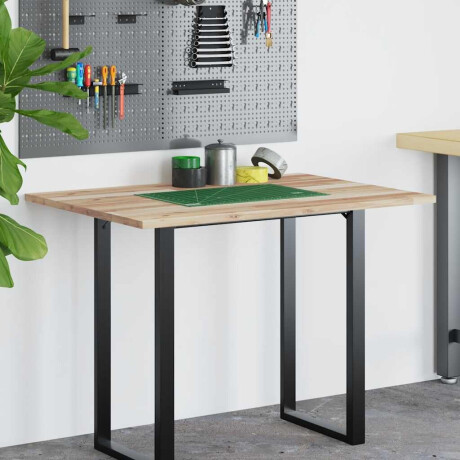 vidaXL Bureaublad 120x70x2 cm onbehandeld massief acaciahout afbeelding3 - 1