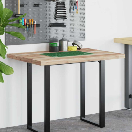 vidaXL Bureaublad 120x70x4 cm onbehandeld massief acaciahout afbeelding3 - 1