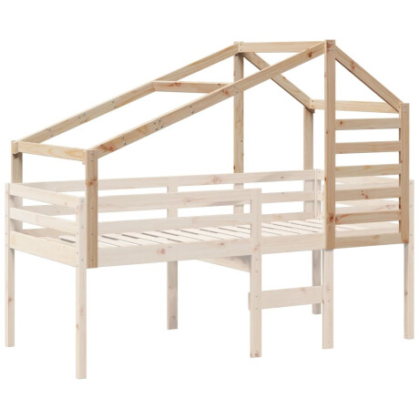 vidaXL Kinderbedhuisje 198x87x113 cm massief grenenhout afbeelding3 - 1