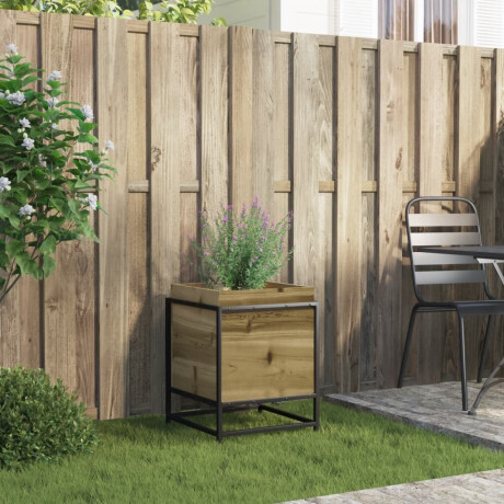 vidaXL Plantenbak 40x40x50 cm geïmpregneerd grenenhout afbeelding3 - 1