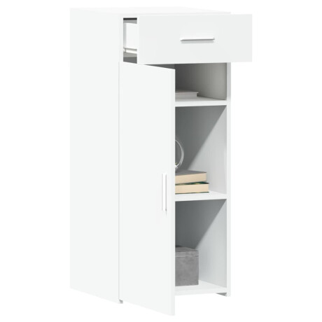 vidaXL Dressoir 40x42,5x93 cm bewerkt hout wit afbeelding3 - 1
