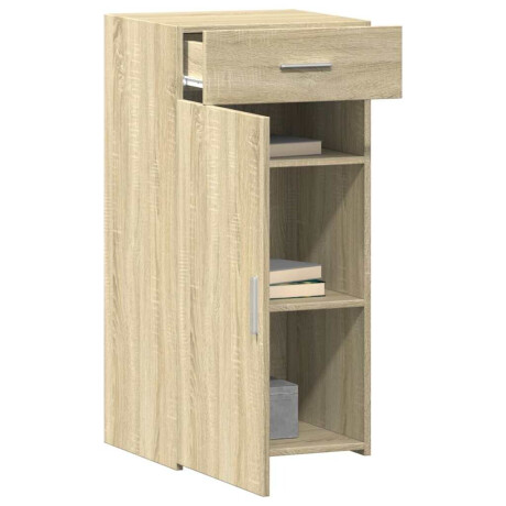 vidaXL Dressoir 45x42,5x93 cm bewerkt hout sonoma eikenkleurig afbeelding3 - 1