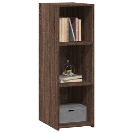 vidaXL Dressoir 30x41x93 cm bewerkt hout bruin eikenkleur afbeelding3 - 1