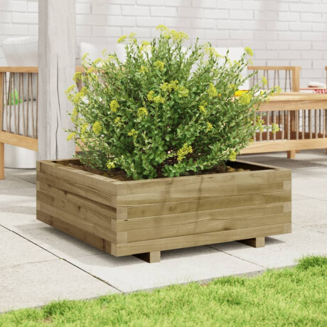 vidaXL Plantenbak 70x70x26,5 cm geïmpregneerd grenenhout afbeelding3 - 1