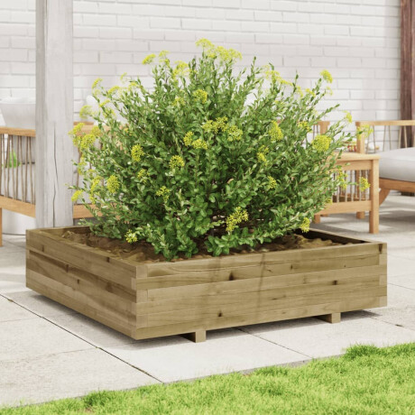 vidaXL Plantenbak 100x100x26,5 cm geïmpregneerd grenenhout afbeelding3 - 1