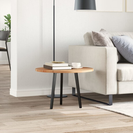 vidaXL Tafelblad rond Ø 60x2 cm massief acaciahout afbeelding3 - 1