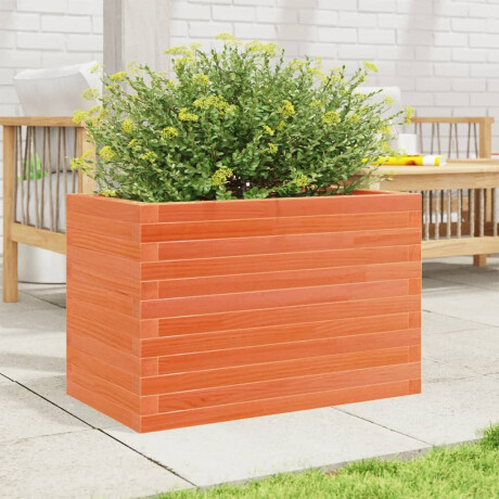 vidaXL Plantenbak 70x40x46 cm massief grenenhout wasbruin afbeelding3 - 1