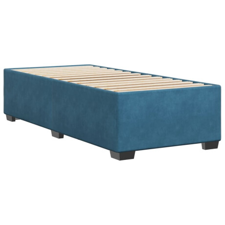 vidaXL Bedframe fluweel blauw 90x190 cm afbeelding3 - 1