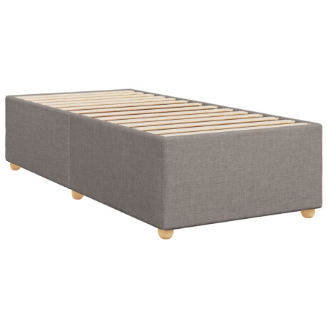 vidaXL Bedframe zonder matras 80x200 cm stof taupe afbeelding3 - 1