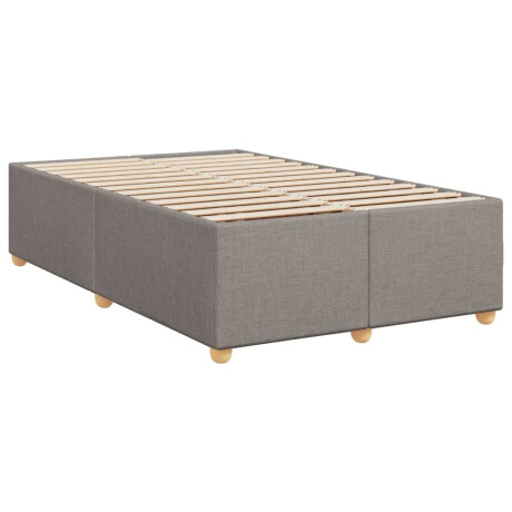 vidaXL Bedframe zonder matras 120x200 cm stof taupe afbeelding3 - 1
