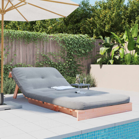 vidaXL Futon slaapbank met matras 90x206x11 cm massief douglashout afbeelding3 - 1