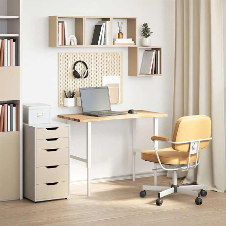 vidaXL Bureaublad rechthoekig 100x60x2,5 cm onbehandeld eikenhout afbeelding3 - 1