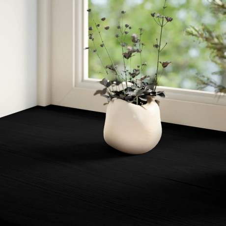 vidaXL Vensterbanken 2 st 140x25x2 cm massief eikenhout donkerbruin afbeelding3 - 1