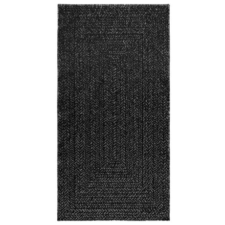 vidaXL Vloerkleed ZIZUR binnen en buiten 80x150 cm jute look antraciet afbeelding3 - 1
