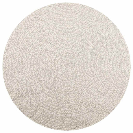 vidaXL Vloerkleed ZIZUR crème binnen en buiten Ø 160 cm jute look afbeelding3 - 1
