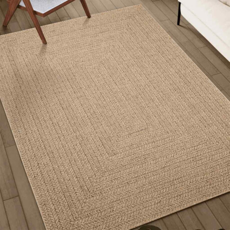 vidaXL Vloerkleed ZIZUR beige binnen en buiten 160x230 cm jute look afbeelding3 - 1