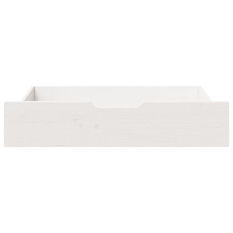 vidaXL Bedlades 2 st 80x55x17 cm massief grenenhout wit afbeelding3 - 1
