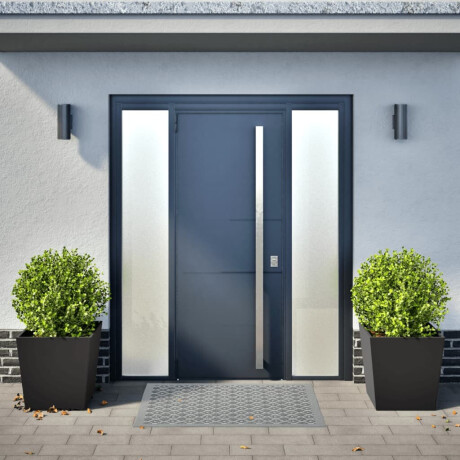 vidaXL Plantenbakken 2 st 50x50x50 cm staal zwart afbeelding3 - 1