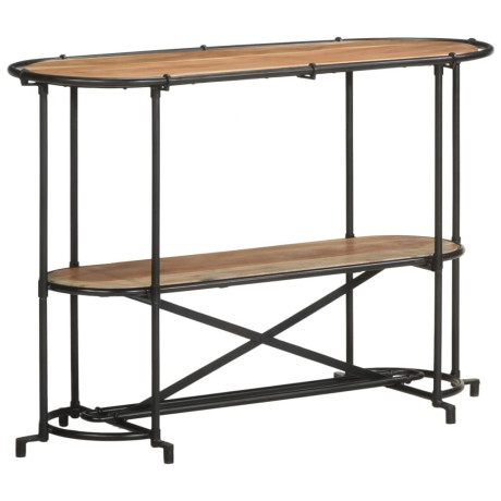 vidaXL Wandtafel 110x42x76 cm massief acaciahout afbeelding3 - 1