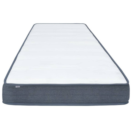 vidaXL Boxspringmatras 190x140x20 cm stof afbeelding3 - 1