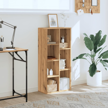 vidaXL Boekenkast 50x25x105 cm bewerkt hout artisanaal eikenkleurig afbeelding3 - 1