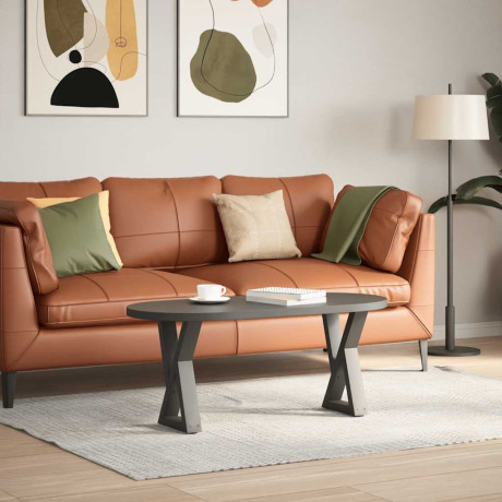 vidaXL Salontafelpoten 2 st 38x(42-43,3) cm staal antraciet afbeelding3 - 1