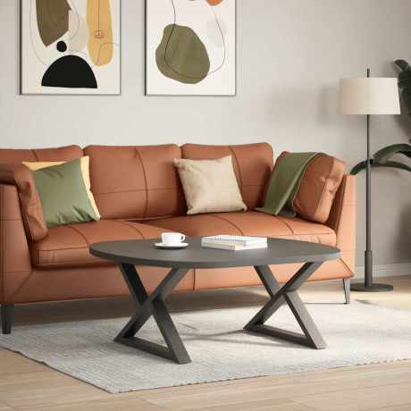 vidaXL Salontafelpoten 2 st 70x(42-43,3) cm staal antraciet afbeelding3 - 1