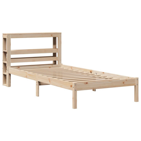 vidaXL Bedframe zonder matras massief grenenhout 75x190 cm afbeelding3 - 1