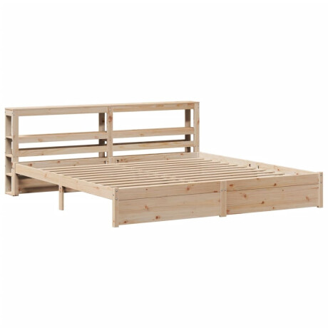 vidaXL Bedframe met hoofdbord massief grenenhout 180x200 cm afbeelding3 - 1