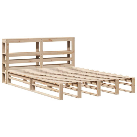 vidaXL Bedframe zonder matras massief grenenhout 140x200 cm afbeelding3 - 1