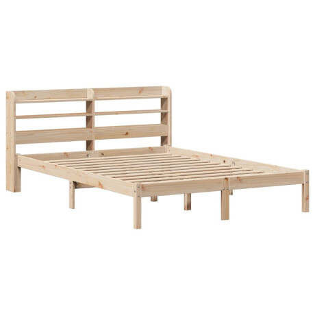 vidaXL Bedframe zonder matras massief grenenhout 150x200 cm afbeelding3 - 1