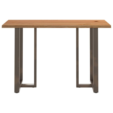 vidaXL Bartafel met natuurlijke rand 180x80x102 cm massief eikenhout afbeelding3 - 1