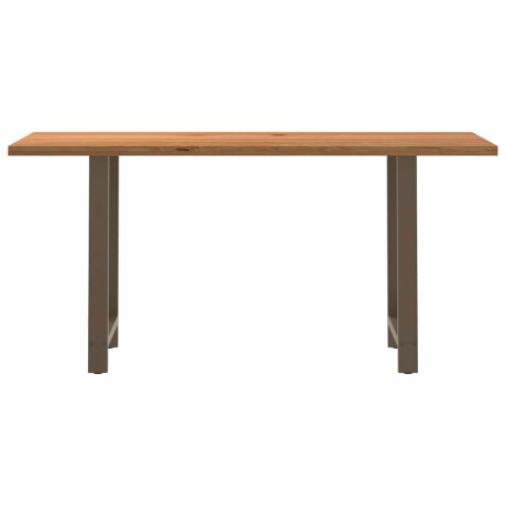 vidaXL Bartafel rechthoekig 200x80x92 cm massief eikenhout lichtbruin afbeelding3 - 1