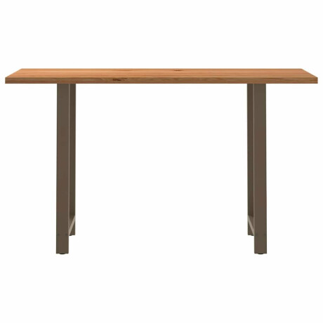 vidaXL Bartafel rechthoekig 200x80x112 cm massief eikenhout lichtbruin afbeelding3 - 1