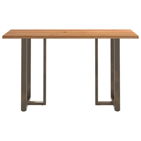 vidaXL Bartafel rechthoekig boomrand 200x80x102 cm massief eikenhout afbeelding3 - 1