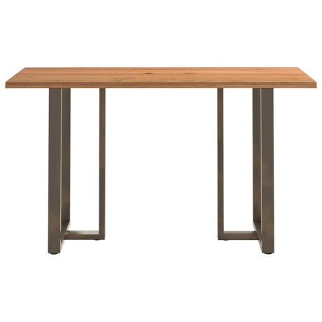 vidaXL Bartafel rechthoekig boomrand 200x80x112 cm massief eikenhout afbeelding3 - 1