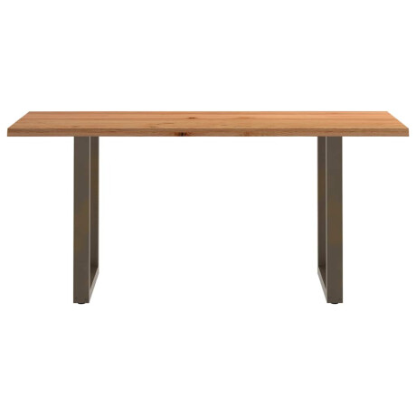 vidaXL Bartafel met natuurlijke rand 200x80x92 cm massief eikenhout afbeelding3 - 1
