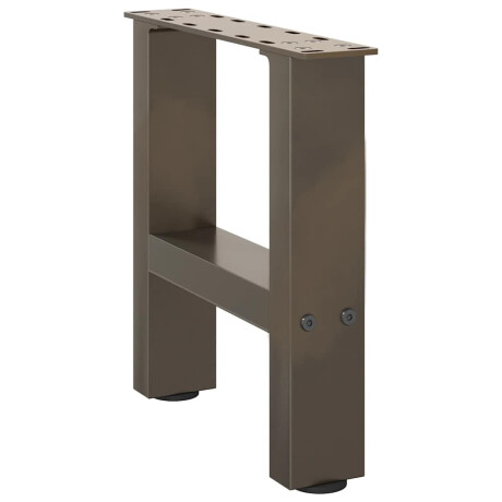vidaXL Salontafelpoten 2 st 30x (30-31) cm staal naturel staal afbeelding3 - 1
